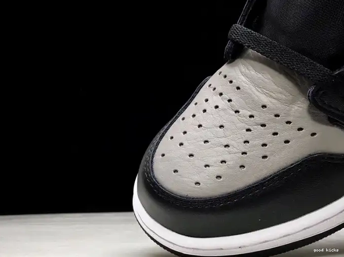 Rep Shadow OG Black High Grey Jordan Air Retro 555088-013 1 0601